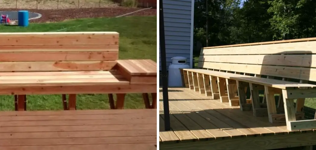 How To Build A Deck Bench With Backrest 10 Easy Steps 2024