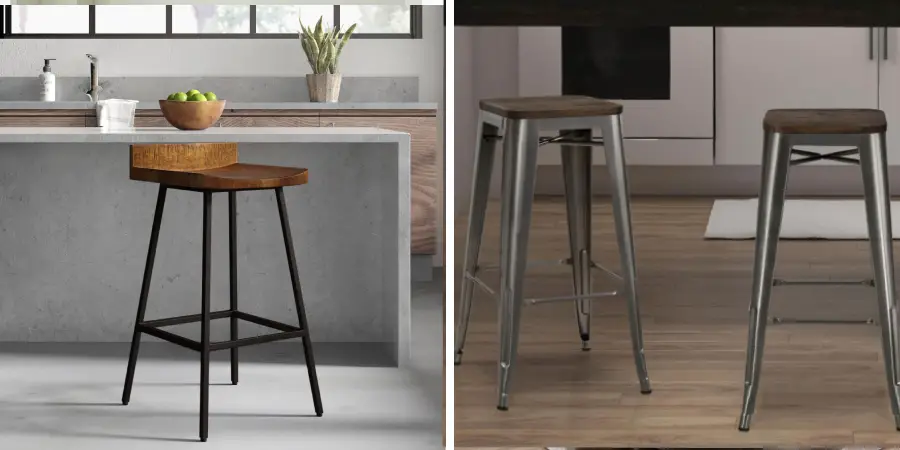 how to coordinate bar stools and kitchen chairs