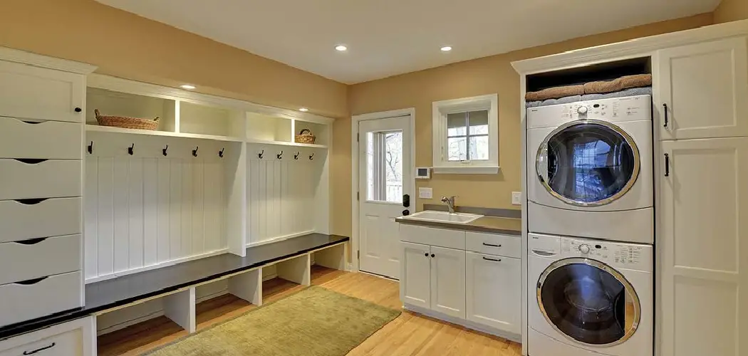 Adding cabinets to laundry room