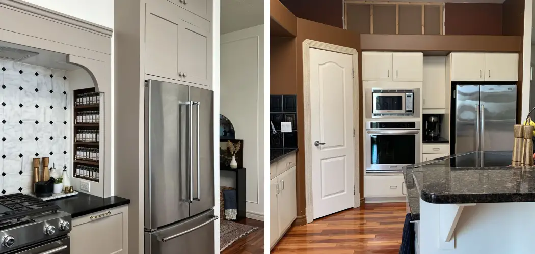 How to Make Refrigerator Flush With Cabinets