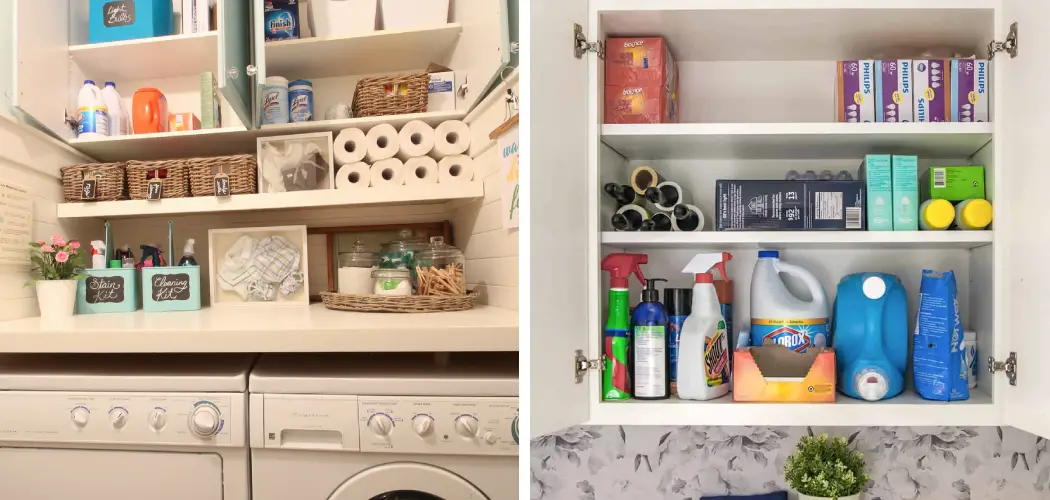 How To Organize Laundry Cabinets