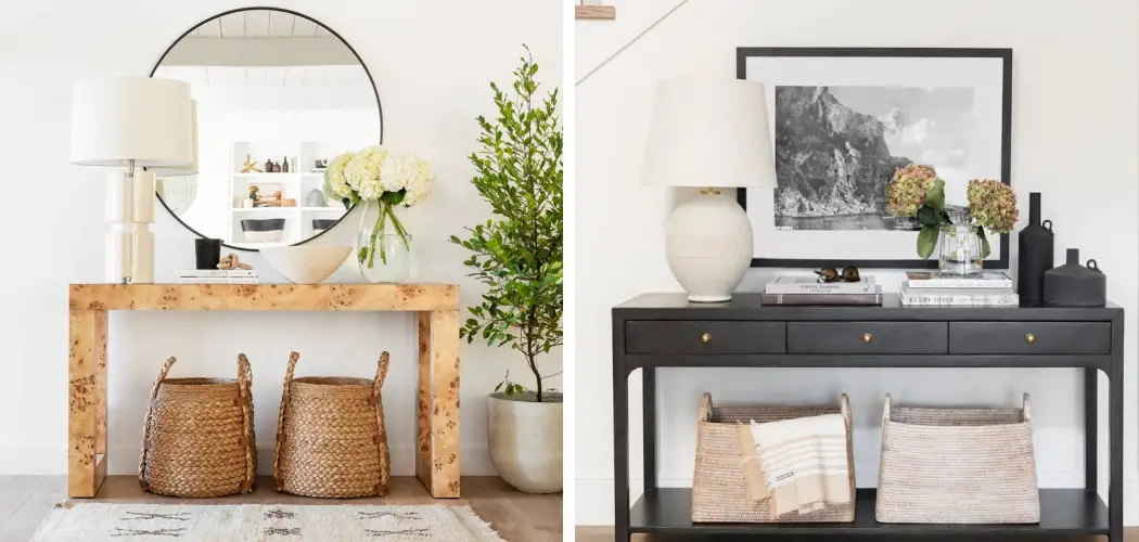 How to Style Entryway Table 7 Quick Processes (2024)
