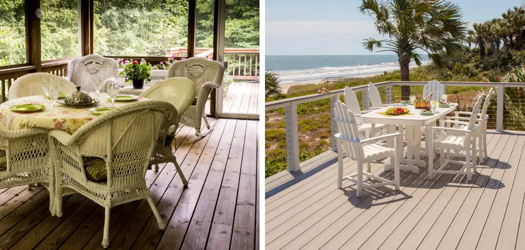How to Keep Deck Furniture From Scratching Deck 6 Easy Steps