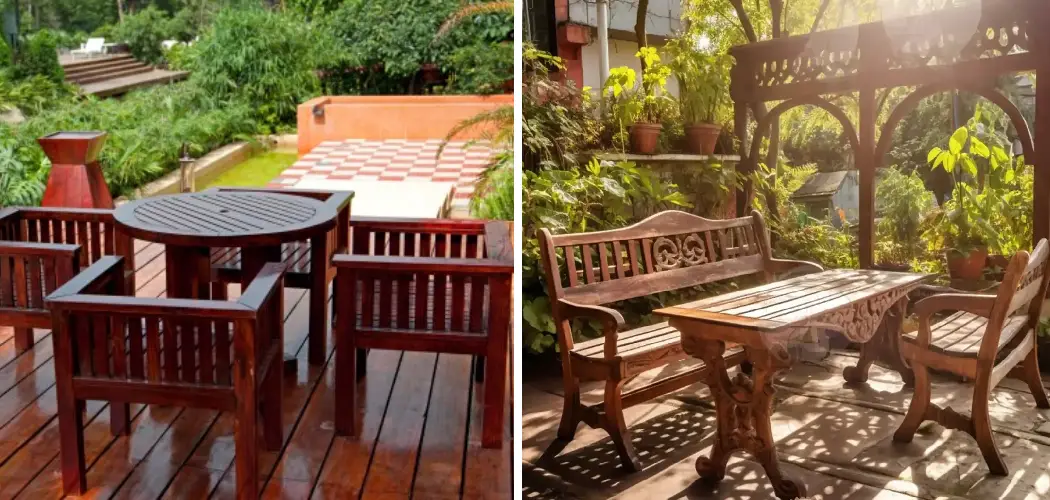 How to Protect Outdoor Wood Furniture From Sun Damage 6 Steps