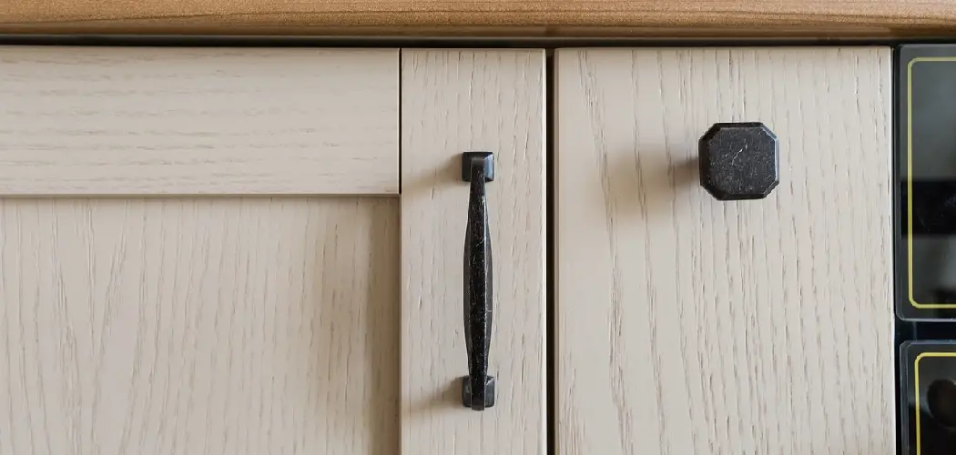 How to fix crooked cabinet handles