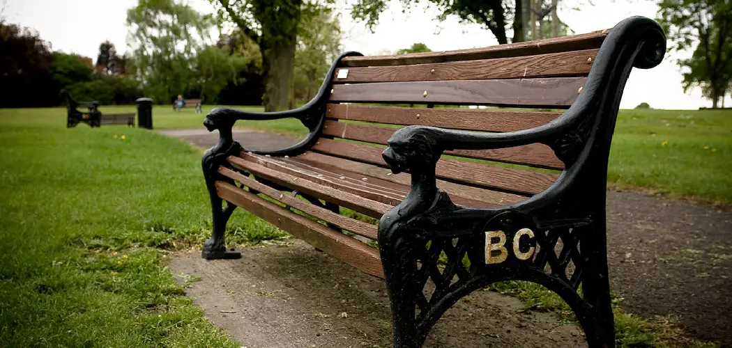 How to Make a Park Bench | 7 Easy Steps (2024)
