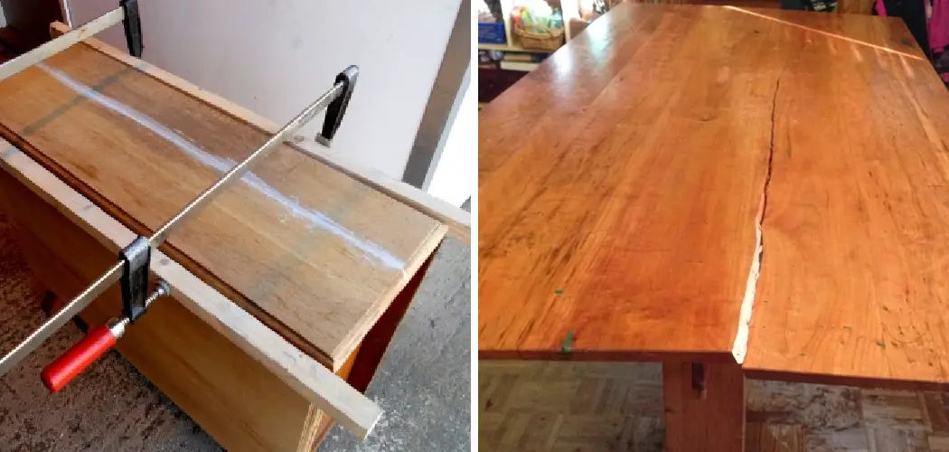 How To Repair Split Wood Table Top