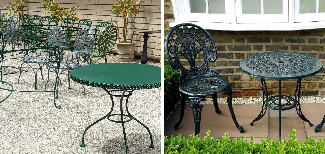 How To Repaint Wrought Iron Outdoor Furniture | 10 Easy Steps